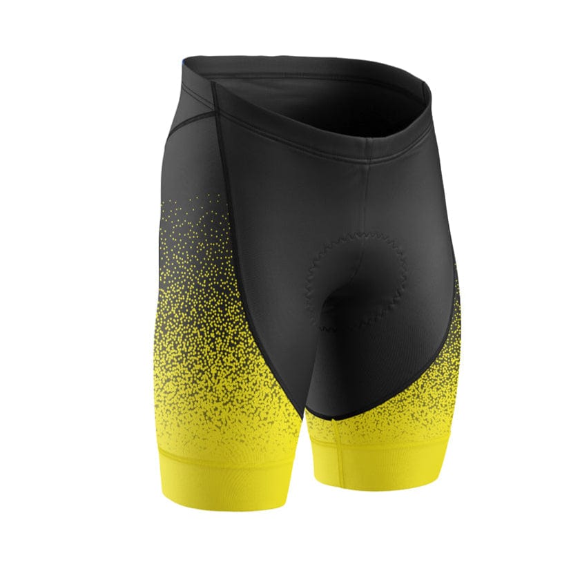 Victory Peak Best Mens Women's Yellow Gradient Cycling Shorts