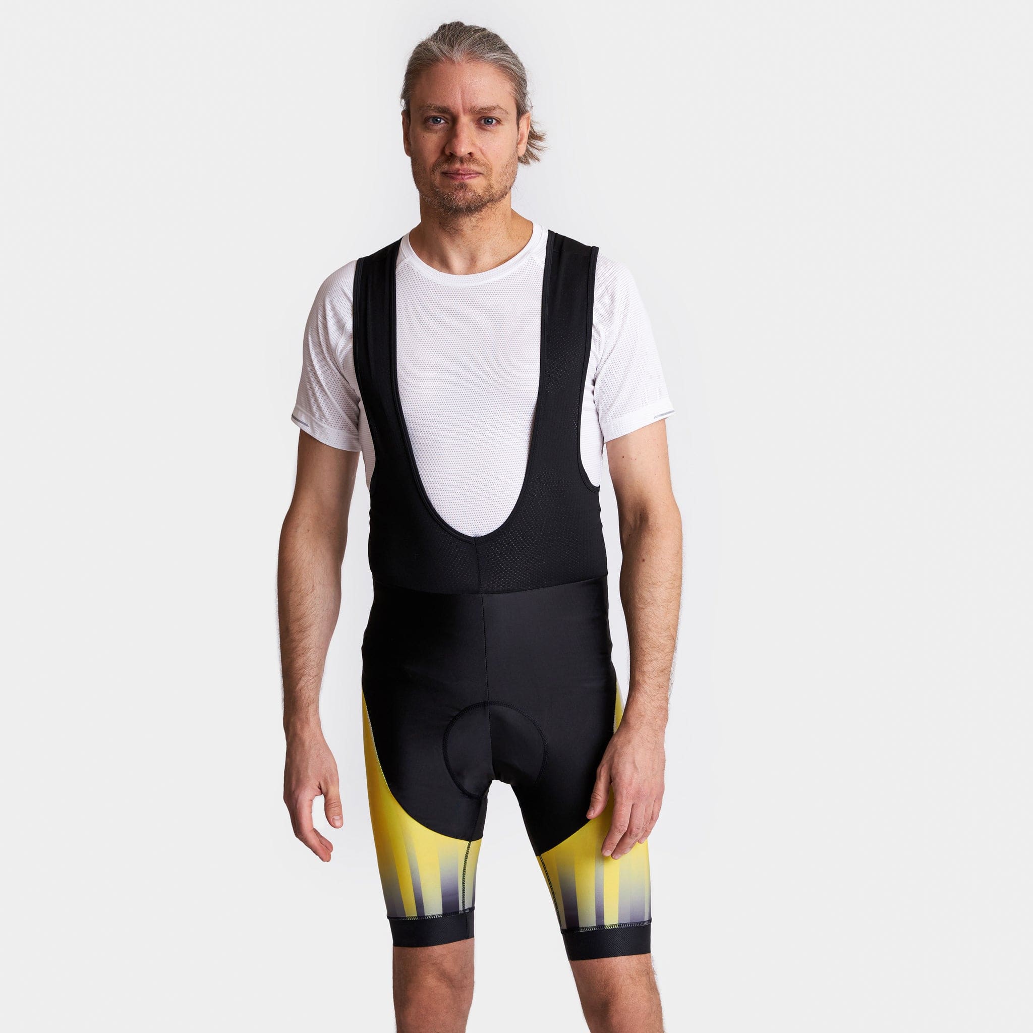 Yellow Cycling Bib Shorts VP3 Victory Peak Cycling
