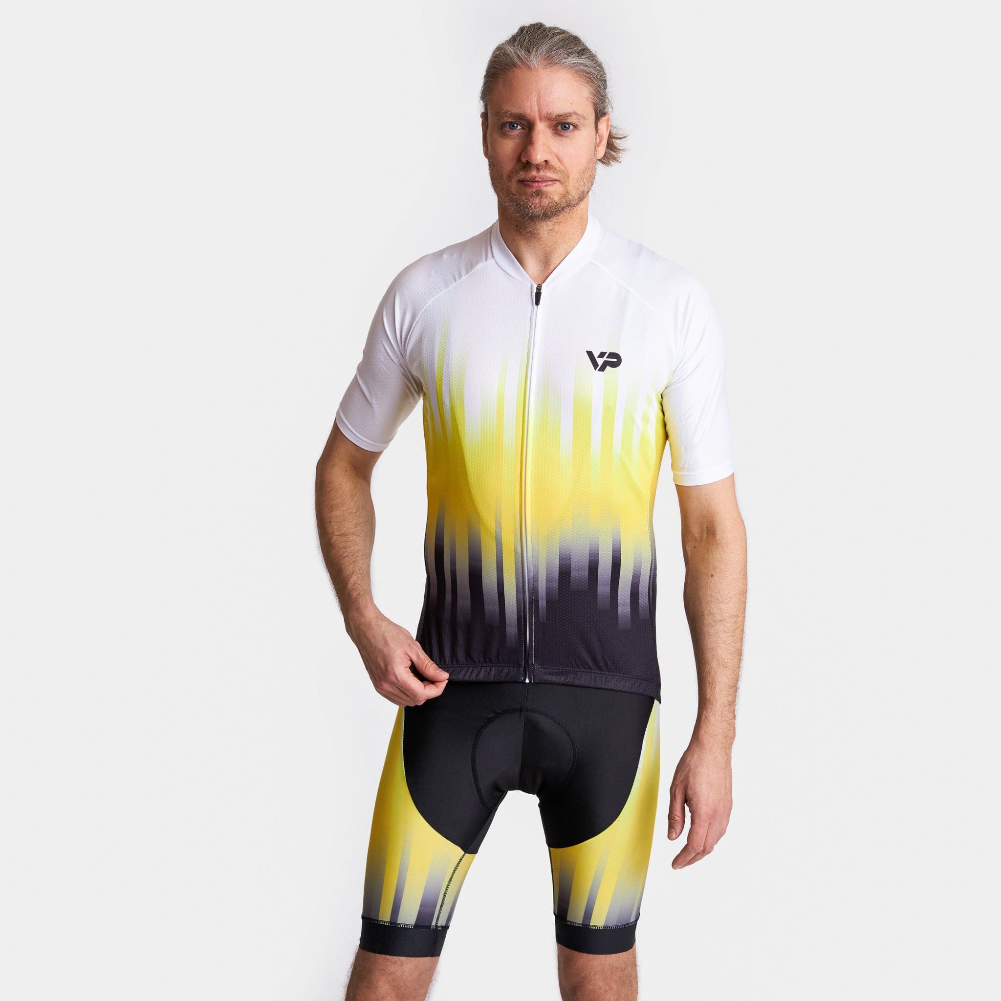 Victory Peak Best Mens Yellow Cycling Bib Shorts VP3