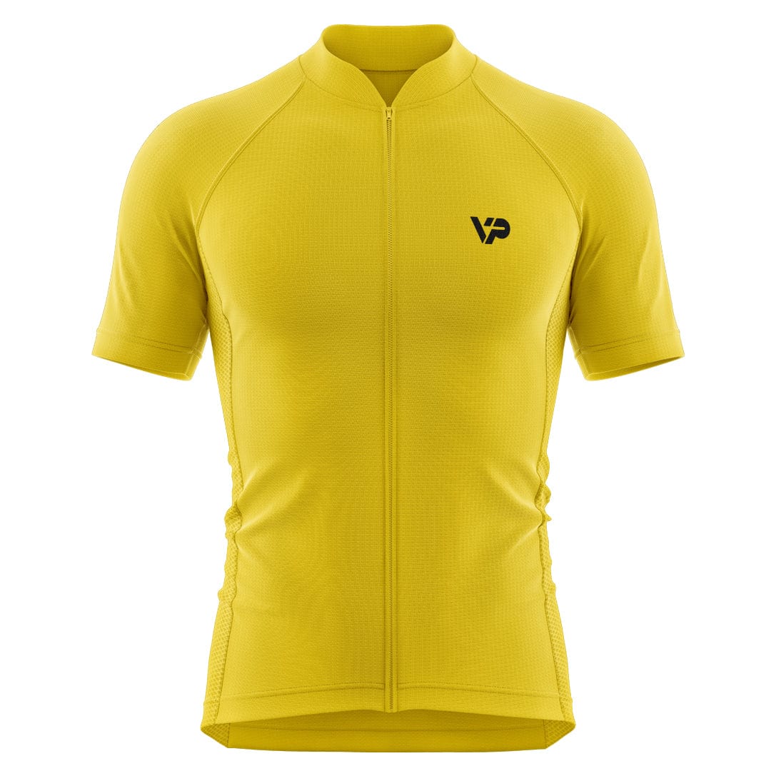 Yellow Cycling Jersey Victory Peak Cycling