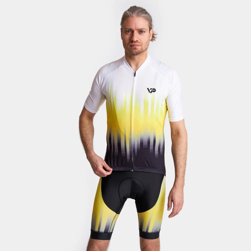 Yellow Cycling Jersey VP3 Victory Peak Cycling