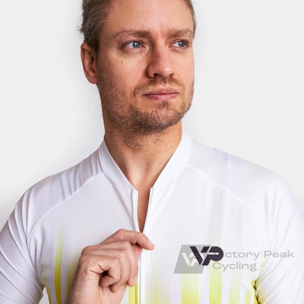 Victory Peak Best Mens Yellow Cycling Jersey VP3