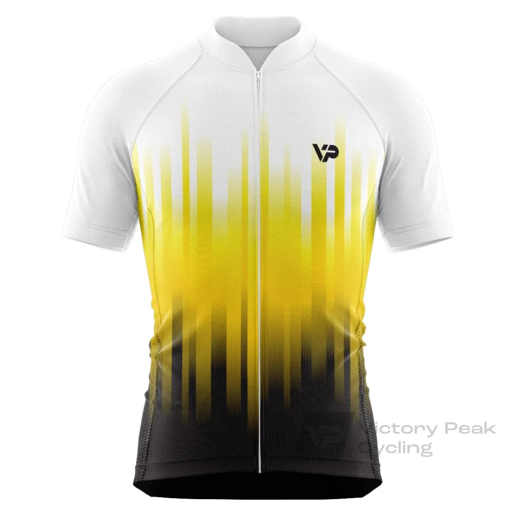 Victory Peak Best Mens Yellow Cycling Jersey VP3