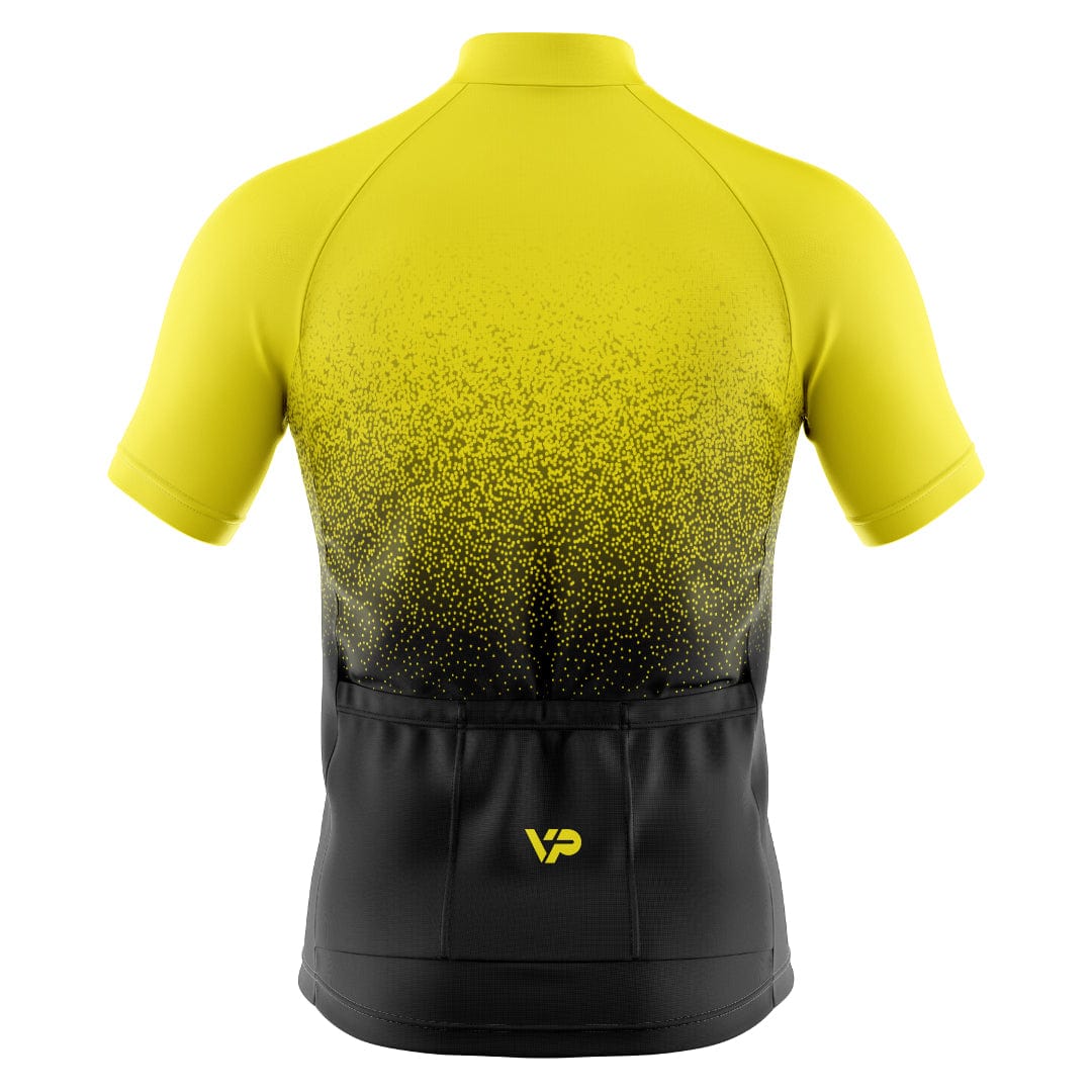 Victory Peak Best Mens Yellow Gradient Cycling Jersey